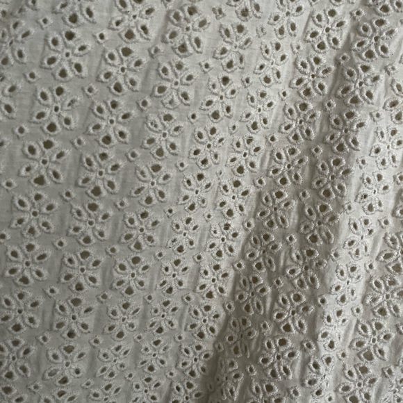 J. Crew Ivory Eyelet Blouse - Picture 6 of 7